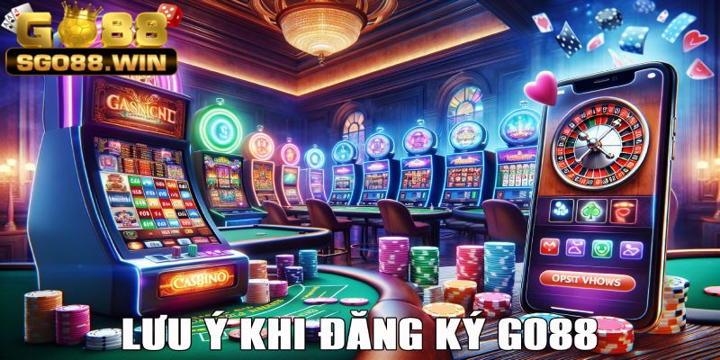 Lưu ý khi đăng ký tạo tài khoản tại Go88